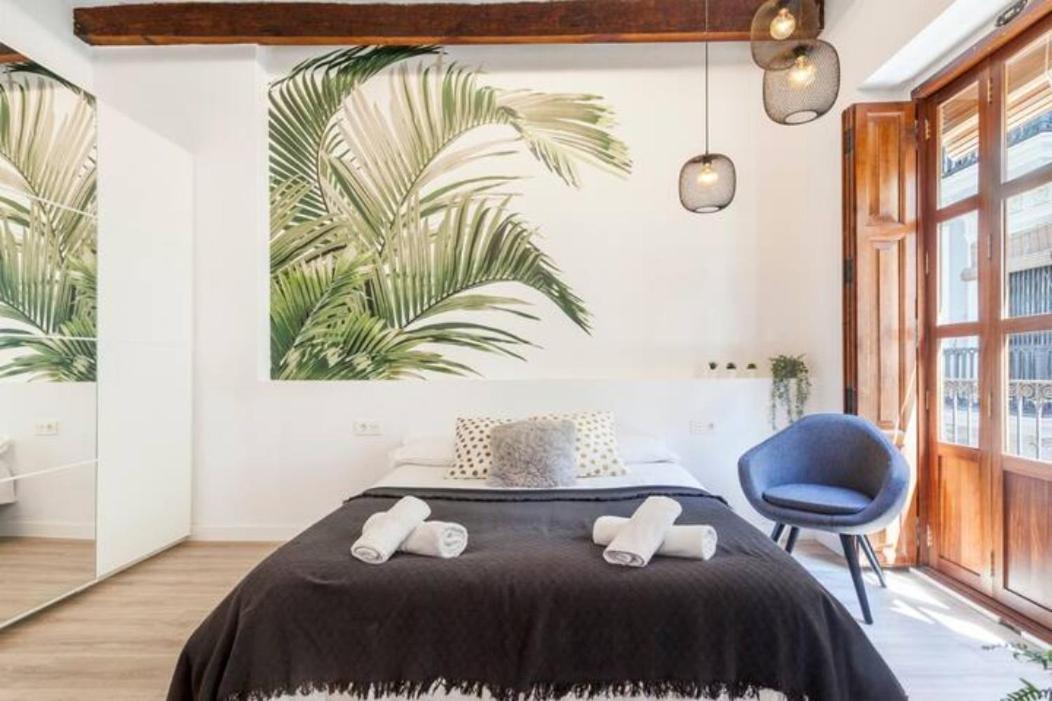 Modern Flat By Mercado Central In Ciutat Vella Valencia Exterior foto
